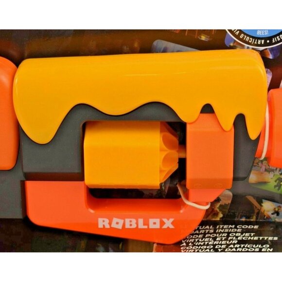 Nerf Roblox Adopt Me Bees 8 Dart Drum Blaster Toy Gun - Picture 5 of 10